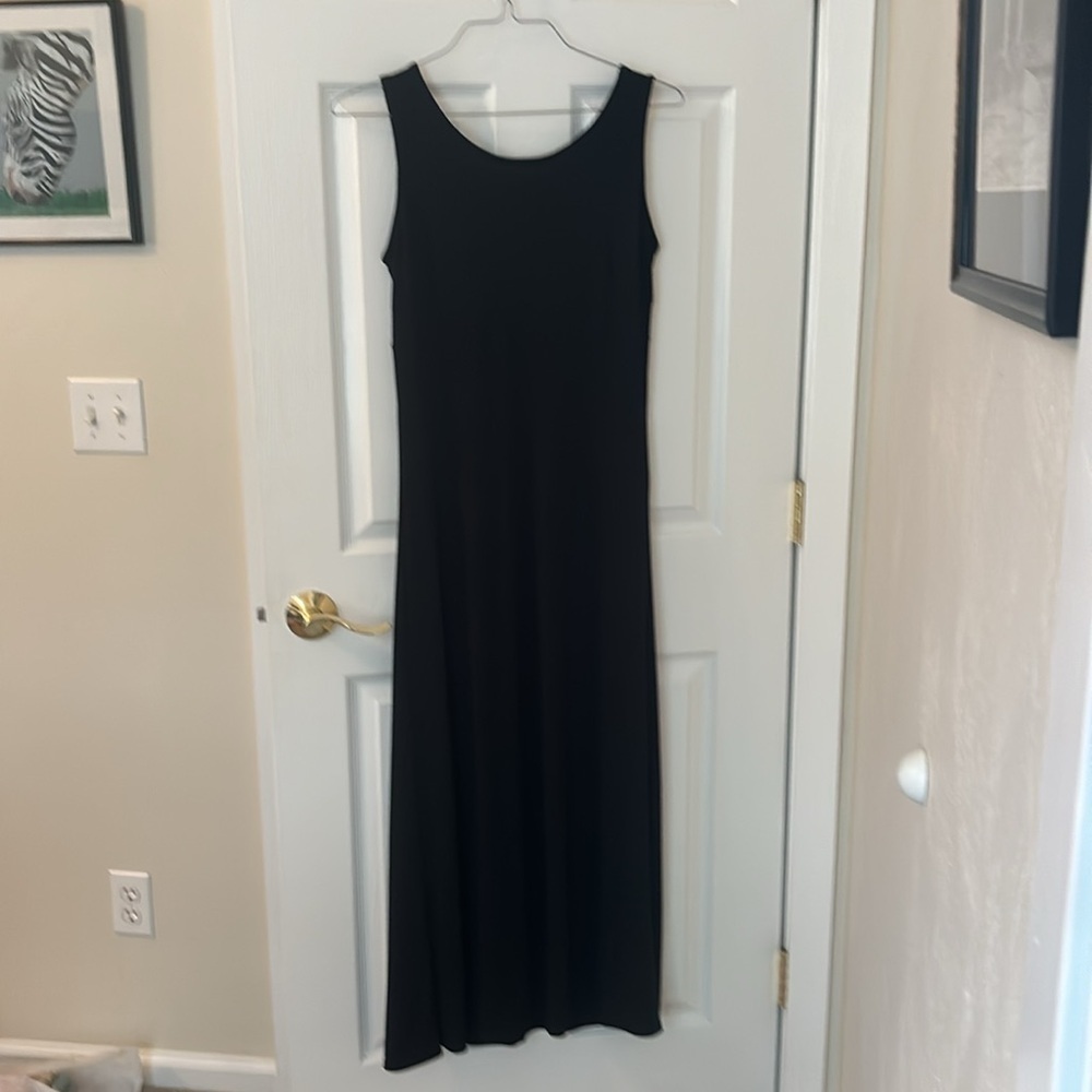 Liz Claiborne Lizport Slip Style Dress in Black Size Med